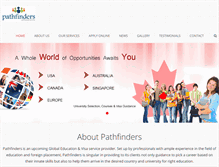 Tablet Screenshot of mypathfinders.com
